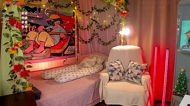 Snapshot of _Forest_Lina_ chatting on February 6, 2:48 pm Forest Lina online show from February 6, 2:48 pm