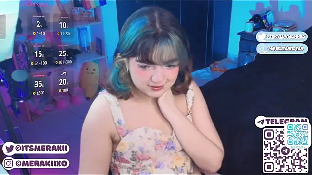 Snapshot of meraki_fraise chatting on July 16, 9:23 pm meraki fraise online show from July 16, 9:23 pm