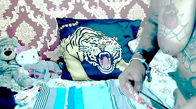 Snapshot of Indiancatz2 chatting on March 20, 9:35 pm Indiancatz2 online show from March 20, 9:35 pm