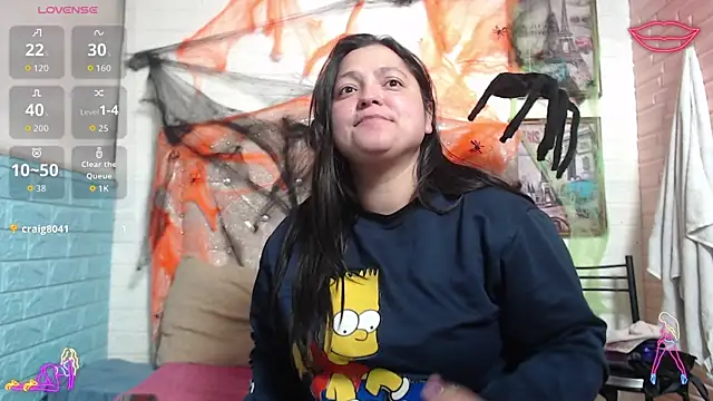 Snapshot of KataleyaStiward chatting on October 31, 12:57 pm KataleyaStiward online show from October 31, 12:57 pm