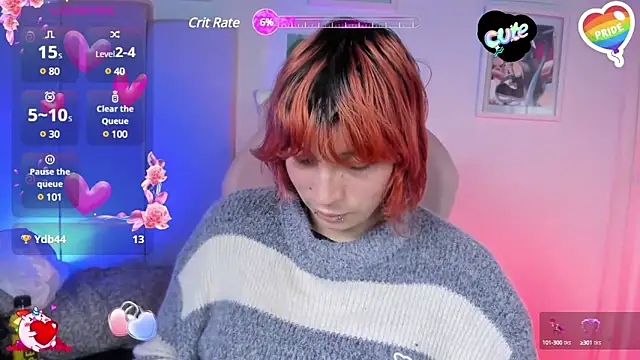 Snapshot of -kisa_ chatting on March 19, 6:24 am -kisa online show from March 19, 6:24 am