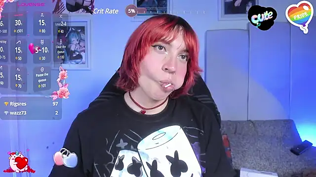 Snapshot of -kisa_ chatting on February 21, 9:56 am -kisa online show from February 21, 9:56 am