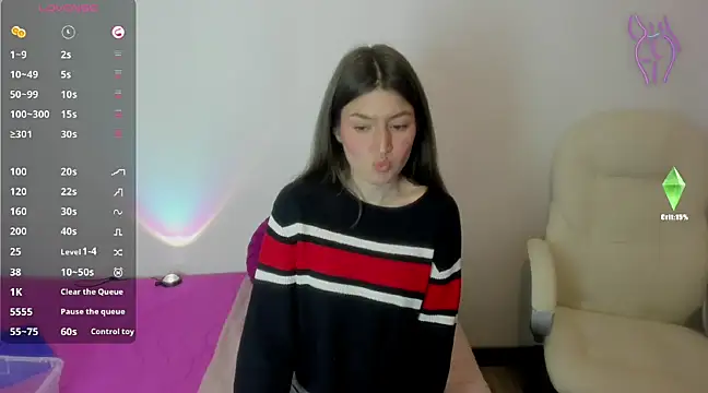 Snapshot of Tesa_cute chatting on March 9, 2:07 am Tesa cute online show from March 9, 2:07 am