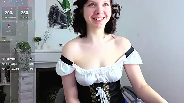 Snapshot of Baby_Evalena chatting on February 15, 7:51 am Baby Evalena online show from February 15, 7:51 am