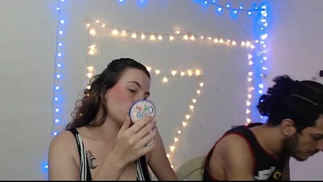 Snapshot of Calypso_and_Dimitri chatting on January 23, 3:37 am Calypso and Dimitri online show from January 23, 3:37 am