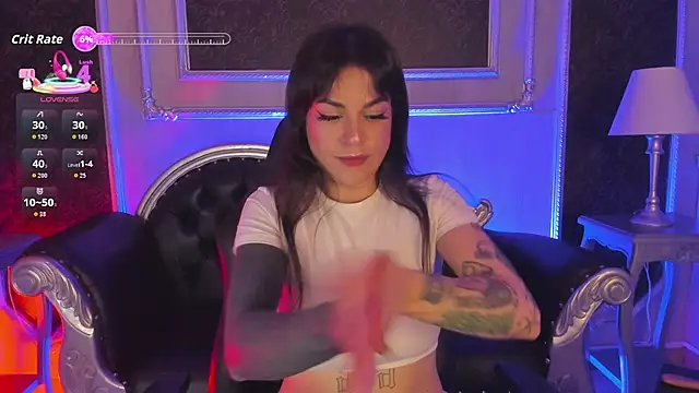 MeganDraco  online show from March 25, 1:10 pm