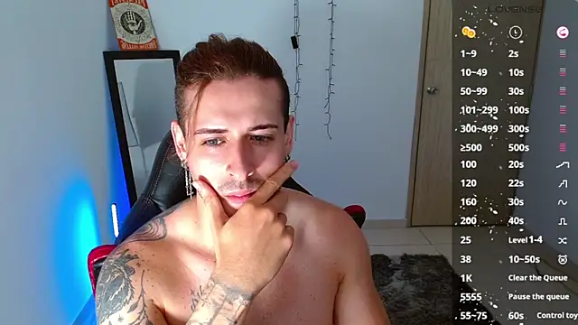 Snapshot of Ares_blue chatting on January 28, 1:49 pm Ares blue online show from January 28, 1:49 pm