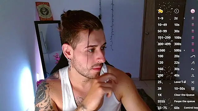 Snapshot of Ares_blue chatting on January 24, 11:37 am Ares blue online show from January 24, 11:37 am