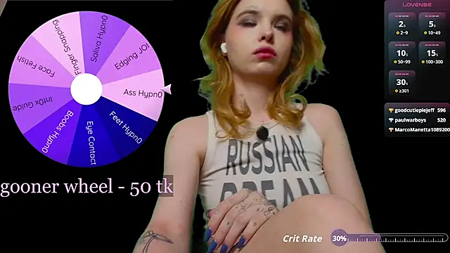 MisssLola online show from April 19, 6:10 pm