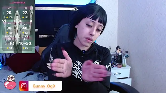 Snapshot of Bunny_O chatting on June 9, 12:55 am Bunny O online show from June 9, 12:55 am