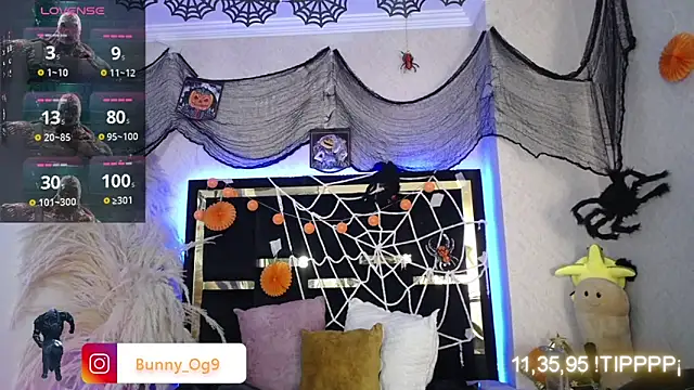 Bunny O online show from October 28, 8:30 pm