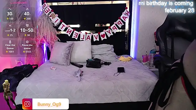 Bunny O online show from February 14, 11:38 pm