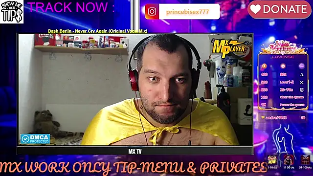 BISEXGOOD777 online show from March 12, 10:25 pm