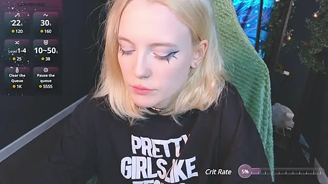 Snapshot of Crackling_Tatii chatting on January 16, 3:23 am Crackling Tatii online show from January 16, 3:23 am