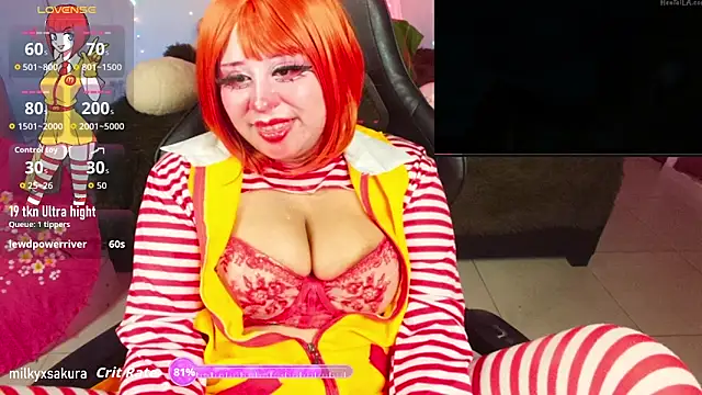 MilkyXSakura online show from November 9, 11:25 am