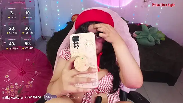 MilkyXSakura online show from November 5, 2:14 am