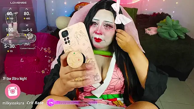 MilkyXSakura online show from November 15, 2:48 am