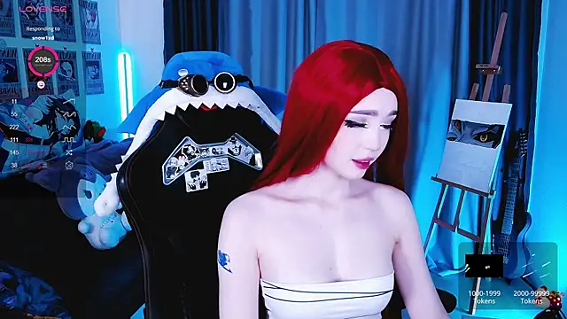 Snapshot of _Sparkland_ chatting on February 11, 9:56 pm Sparkland online show from February 11, 9:56 pm