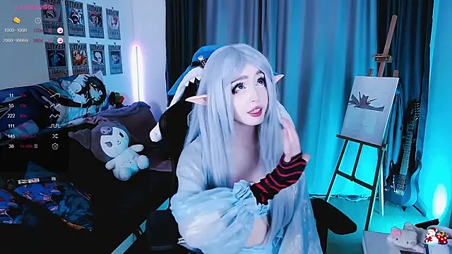 Snapshot of _Sparkland_ chatting on February 6, 10:32 pm Sparkland online show from February 6, 10:32 pm