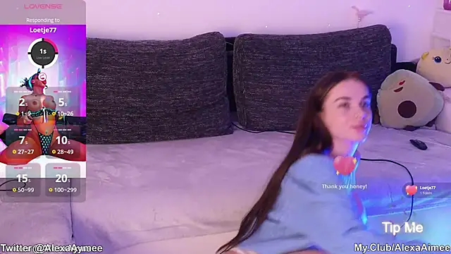 AlexaAimee online show from December 18, 8:12 pm