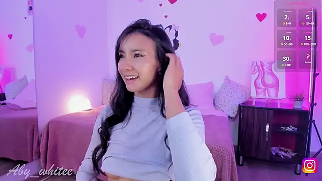 AbyWhitee online show from February 25, 1:30 am