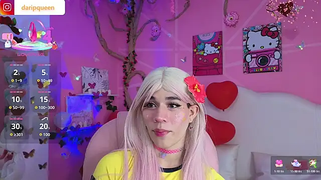 DaripQueen online show from February 23, 2:50 pm