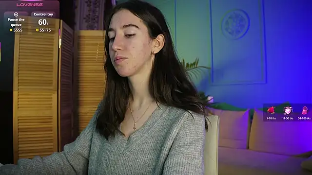 Snapshot of Belle_Via chatting on October 23, 5:55 pm Belle Via online show from October 23, 5:55 pm