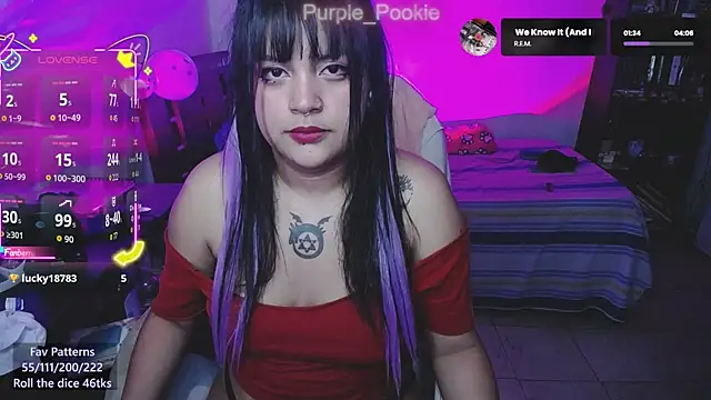 Purple Pookie online show from November 27, 4:57 am