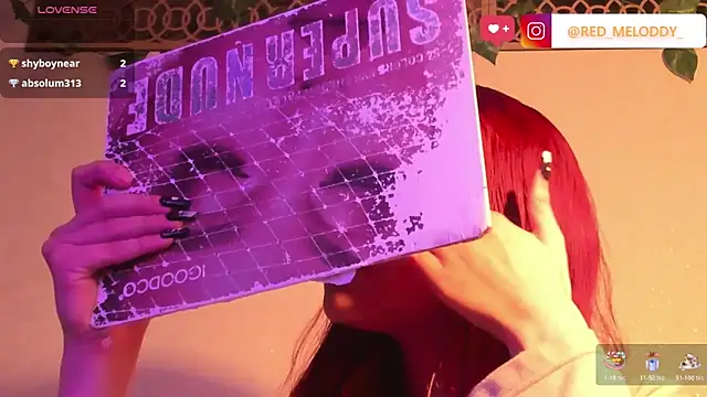 Snapshot of RedMeloddy chatting on November 3, 8:12 pm RedMeloddy online show from November 3, 8:12 pm