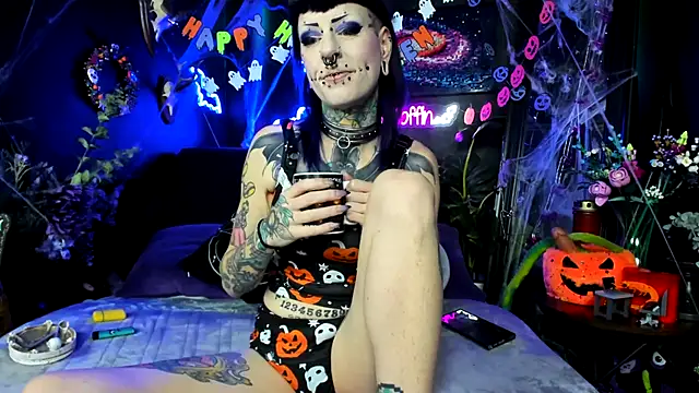 Purple Coffin666 online show from January 11, 2:02 pm