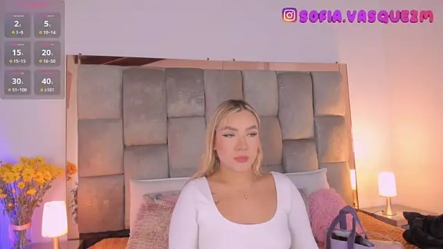 Sofi Vasquez online show from October 3, 9:05 pm
