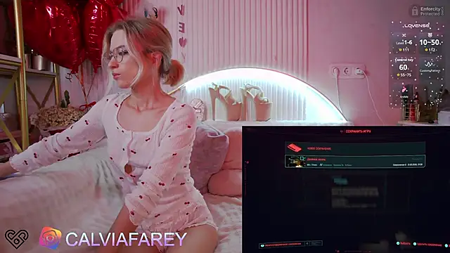 calviafarey online show from February 21, 4:53 pm