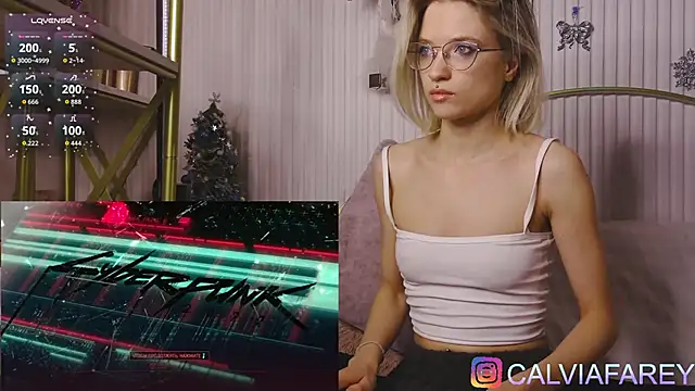 calviafarey online show from February 4, 8:59 pm