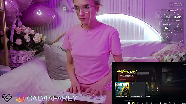 calviafarey online show from February 20, 3:47 pm