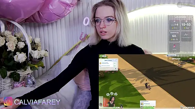 calviafarey online show from February 26, 7:58 pm