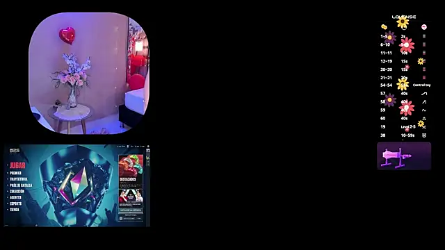 Snapshot of LunaAridi chatting on February 15, 8:56 pm LunaAridi online show from February 15, 8:56 pm