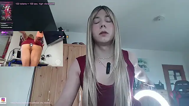 See my Boobs  online show from April 3, 10:22 am