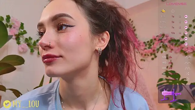 Snapshot of MyLou_ chatting on February 15, 7:28 pm MyLou online show from February 15, 7:28 pm