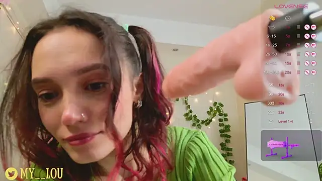 Snapshot of MyLou_ chatting on February 4, 6:49 pm MyLou online show from February 4, 6:49 pm