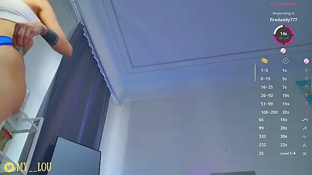 Snapshot of MyLou_ chatting on April 19, 3:13 pm MyLou online show from April 19, 3:13 pm