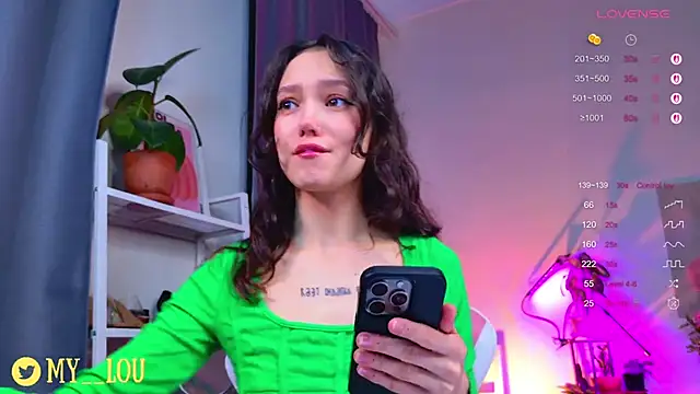 Snapshot of MyLou_ chatting on November 9, 3:05 pm MyLou online show from November 9, 3:05 pm