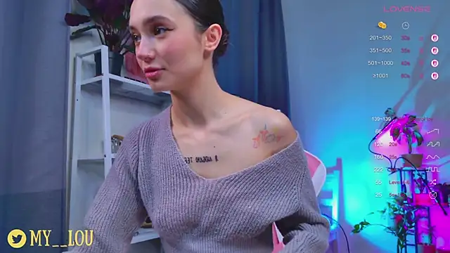 Snapshot of MyLou_ chatting on October 26, 3:12 pm MyLou online show from October 26, 3:12 pm