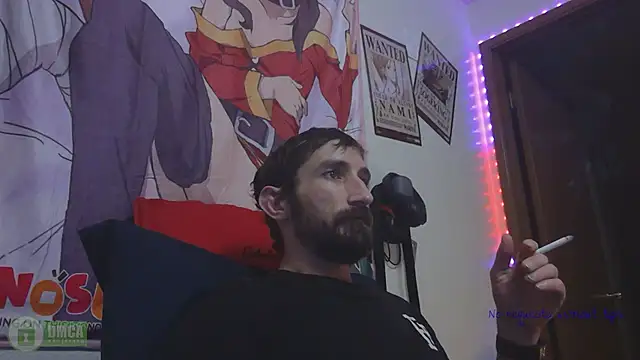 Snapshot of SlammyDjr chatting on February 9, 7:37 am SlammyDjr online show from February 9, 7:37 am