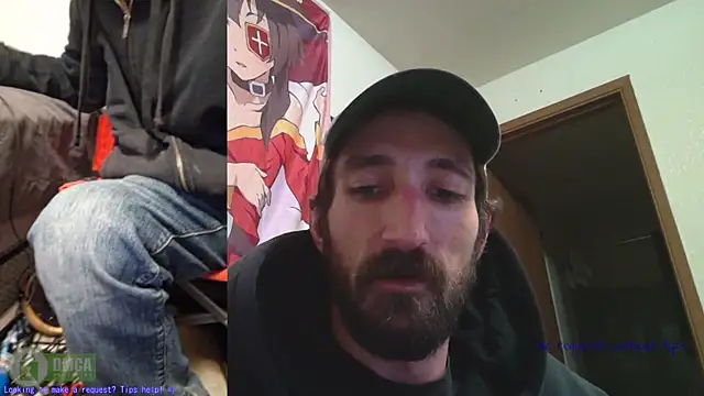 Snapshot of SlammyDjr chatting on February 8, 7:15 am SlammyDjr online show from February 8, 7:15 am