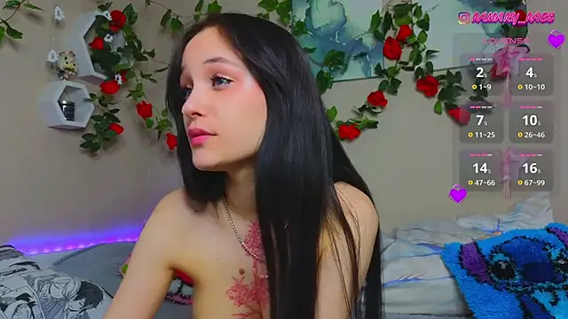 Snapshot of MaryRace chatting on February 6, 2:37 pm MaryRace online show from February 6, 2:37 pm