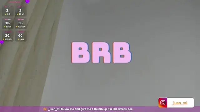 juanmiss online show from October 3, 11:12 am