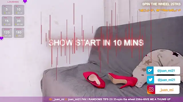 juanmiss online show from December 15, 7:09 pm