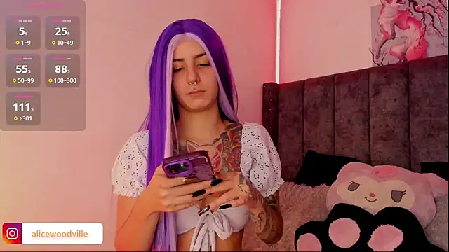 Alice woodville online show from February 16, 2:32 pm