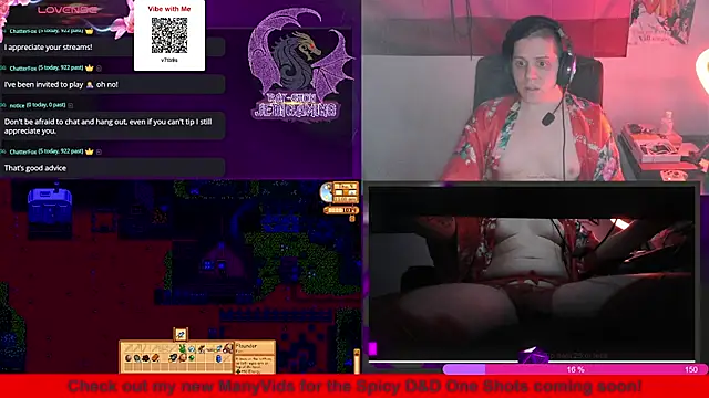 Snapshot of Rae-Suon chatting on March 12, 12:20 am Rae-Suon online show from March 12, 12:20 am