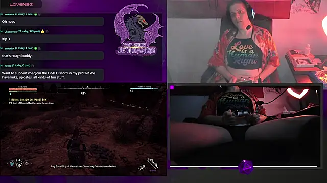 Snapshot of Rae-Suon chatting on March 13, 4:27 am Rae-Suon online show from March 13, 4:27 am